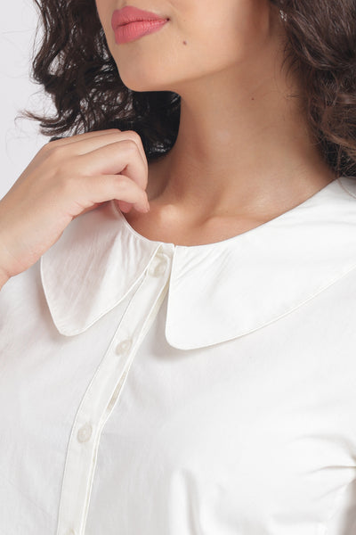 Merry - PureEase Rounded Peter Pan Cotton Poplin