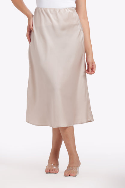 Muse - A-Line Milano Satin Skirt